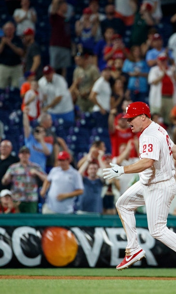 Bruce's double vs old team lifts Phils over Mets 5-4 in 10